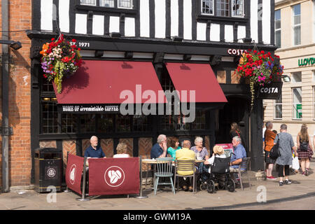 Costa Coffee, Bridge Street, Stratford-upon-Avon Banque D'Images