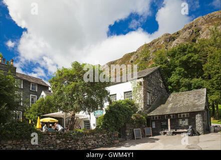 L'ancien donjon Ghyll, Lake district. Banque D'Images