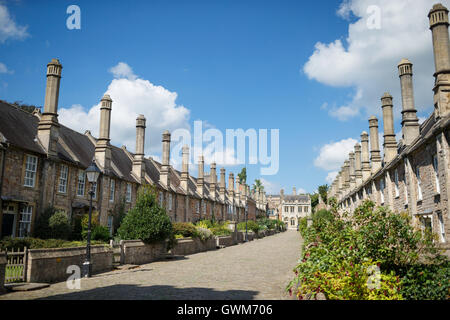 Près des vicaires à côté de la cathédrale de Wells Banque D'Images