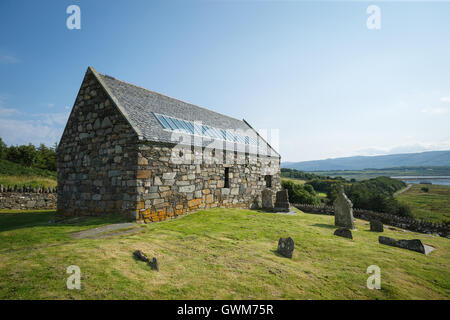 12e siècle Keills Chapel of St Charmaig Banque D'Images