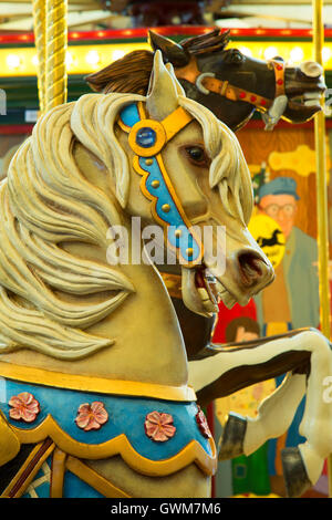 Un carrousel de Missoula, Caras Park, Missoula, Montana Banque D'Images