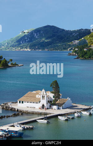 Monastère de Vlachernes Îles Ioniennes Corfou Grèce Banque D'Images