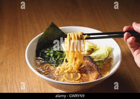 Nouilles ramen Banque D'Images