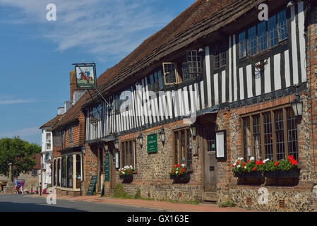 Le George Inn. 1 156 km village. East Sussex. L'Angleterre. UK Banque D'Images