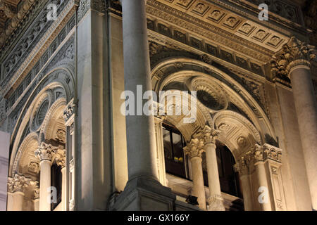 Un détail de la Galleria Vittorio Emanuele, Milan, Italie Banque D'Images