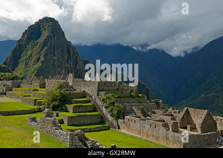 Ruines de Machu Picchu, Cusco, Pérou Banque D'Images