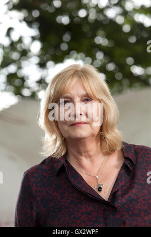 Helen Rappaport, est un historien britannique, auteur et ex-actrice, à l'Edinburgh International Book Festival. Edimbourg, Ecosse. 23 août 2016 Banque D'Images