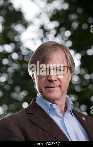 Paul Cartledge, l'historien britannique et ancien universitaire, à l'Edinburgh International Book Festival. Edimbourg, Ecosse. 23 août 2016 Banque D'Images