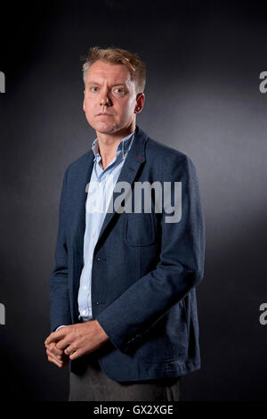 Anthony J. Cartwright, le romancier britannique, à l'Edinburgh International Book Festival. Edimbourg, Ecosse. 23 août 2016 Banque D'Images