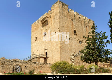 Gate et de la tour de château de Colosse Chypre Banque D'Images