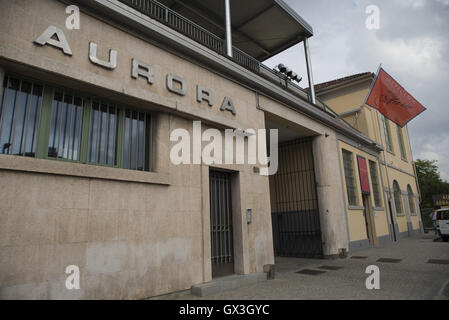 Turin, Piémont, Italie. 15 Sep, 2016. Turin, Italie - 15 septembre 2016 : Inauguration du Musée livre de Turin à la société Aurora le 15 septembre 2016 à Turin, Italie © Stefano Guidi/ZUMA/Alamy Fil Live News Banque D'Images