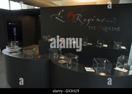 Turin, Piémont, Italie. 15 Sep, 2016. Turin, Italie - 15 septembre 2016 : Inauguration du Musée livre de Turin à la société Aurora le 15 septembre 2016 à Turin, Italie © Stefano Guidi/ZUMA/Alamy Fil Live News Banque D'Images