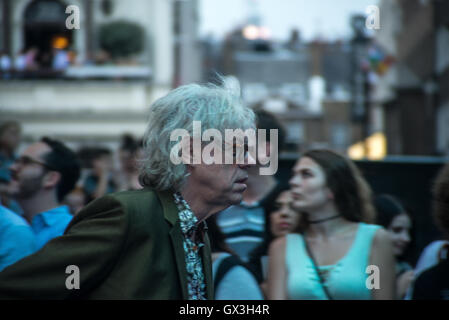 Londres, Royaume-Uni - 15 septembre 2016. Bob Geldof à Ron Howard's 'huit jours par semaine' première mondiale à l'Odeon Leicester Square, avec Sir Paul McCartney et Ringo Starr (Richard Starkey). Accueilli par des célébrités comme Madonna, Eric Clapton, Liam Gallagher et Jools Holland. Credit : Alberto Pezzali/Alamy Live News Banque D'Images