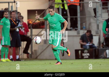 Mainz, Allemagne. 15 Sep, 2016. L'UEFA Europa Leage Mayence Football contre St Etienne. Romain Hamouma Crédit : transmet les lecteurs Plus Sport Action/Alamy Live News Banque D'Images