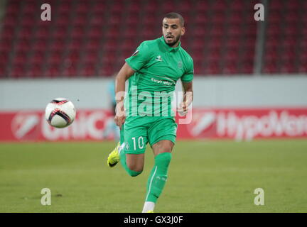 Mainz, Allemagne. 15 Sep, 2016. L'UEFA Europa Leage Mayence Football contre St Etienne. Oussama Tannane en action : Action Crédit Plus Sport/Alamy Live News Banque D'Images