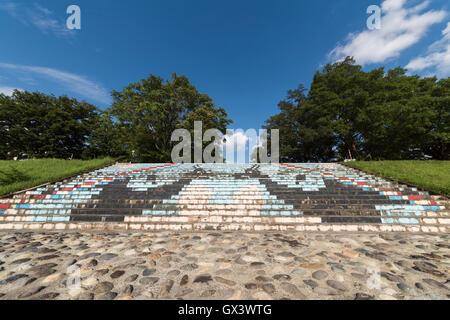 Shingen Tsutsumi Park, Kai City, préfecture de Yamanashi, Japon Banque D'Images