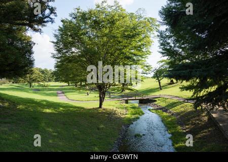 Shingen Tsutsumi Park, Kai City, préfecture de Yamanashi, Japon Banque D'Images