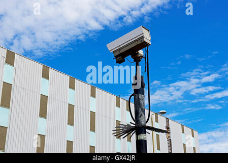 Caméra de surveillance, en Angleterre, Royaume-Uni Banque D'Images