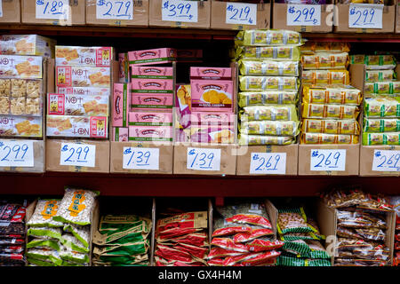 Épicerie chinois dans China Town San Francisco California Banque D'Images