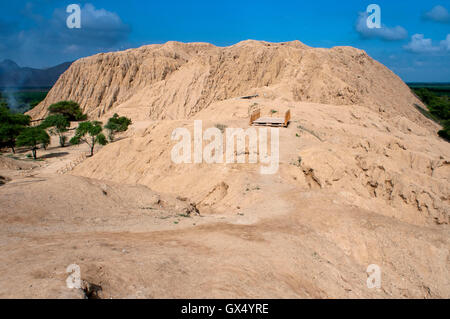 Les Tombes royales du seigneur de Sipan, Huaca Rajada, Lambayeque, Chiclayo, Pérou Banque D'Images