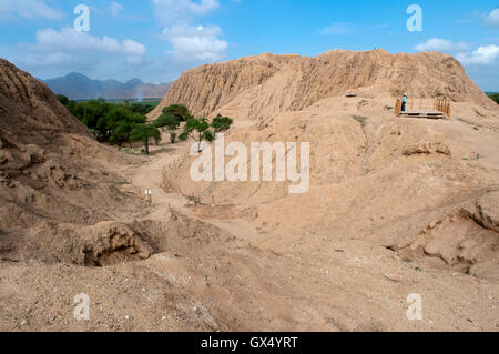 Les Tombes royales du seigneur de Sipan, Huaca Rajada, Lambayeque, Chiclayo, Pérou Banque D'Images