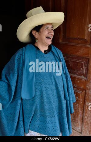 Agriculteur de Las Huaringas PULUN ' ' - HUANCABAMBA.. .Département de Piura au Pérou Banque D'Images