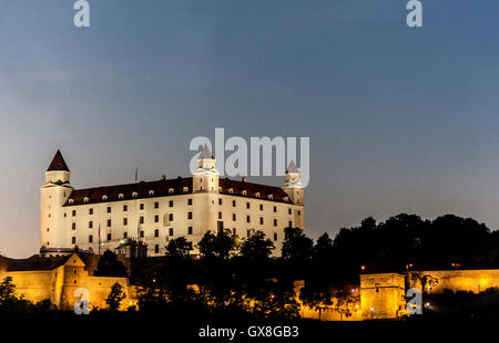 Le château de Bratislava, Slovaquie Banque D'Images