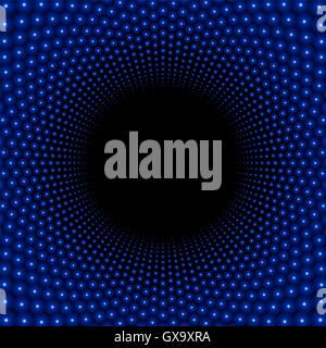 Trou noir avec motif de fond centre foncé. Banque D'Images