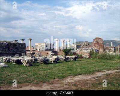 Site archéologique d'Éphèse, Selçuk à İzmir Province, Turkey Banque D'Images