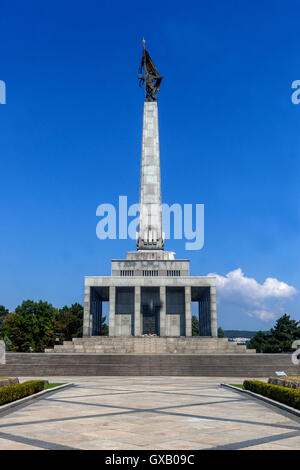 Hill Slavin, un monument aux soldats soviétiques tués au cours de la Seconde Guerre mondiale lors de la libération de Bratislava, Slavín War Memorial, de la Slovaquie, de l'Europe Banque D'Images