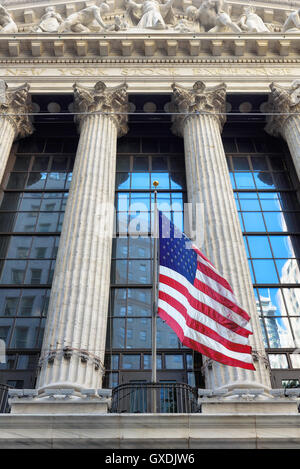 La Bourse de New York, USA Banque D'Images