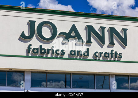 Indianapolis - Circa 30 Septembre 2016 : JoAnn Fabrics et Artisanat Commerce II Banque D'Images