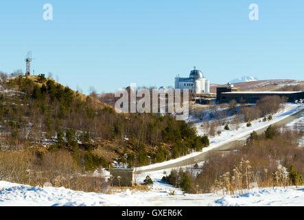 Observatoire astrophysique spécial de l'Académie des sciences de Russie situé en zone de montagne (Caucase, Russie) en altitude 2000 m Banque D'Images