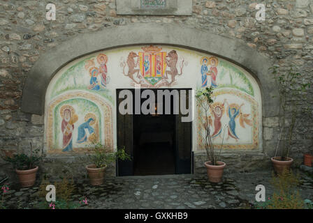 Chapelle Saint-juste et Ruffine Prats de Molo France du Sud. Artiste , Jean Larése aussi connu comme Jean Llaréus. SYSTÈMES HOMER Banque D'Images