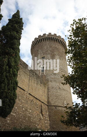 Rocca Pia, le château de Tivoli, Italie, il Castello di Tivoli, tourisme, villes d'art, l'histoire Banque D'Images