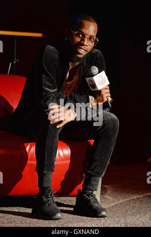 Fort Lauderdale, FL, USA. 16 Sep, 2016. Tory Lanez Station de radio 103,5 visites le battre le 16 septembre 2016 à Fort Lauderdale, en Floride. Credit : Mpi04/media/Alamy Punch Live News Banque D'Images