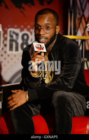 Fort Lauderdale, FL, USA. 16 Sep, 2016. Tory Lanez Station de radio 103,5 visites le battre le 16 septembre 2016 à Fort Lauderdale, en Floride. Credit : Mpi04/media/Alamy Punch Live News Banque D'Images