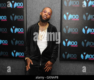 Fort Lauderdale, FL, USA. 16 Sep, 2016. Tory Lanez Station de radio 103,5 visites le battre le 16 septembre 2016 à Fort Lauderdale, en Floride. Credit : Mpi04/media/Alamy Punch Live News Banque D'Images