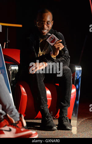 Fort Lauderdale, FL, USA. 16 Sep, 2016. Tory Lanez Station de radio 103,5 visites le battre le 16 septembre 2016 à Fort Lauderdale, en Floride. Credit : Mpi04/media/Alamy Punch Live News Banque D'Images