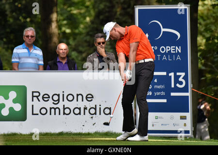 Monza, Italie. 17 Septembre, 2016. Joueur de golf suédois Robert Karlsson au Golf 73 Italian Open 2016. Credit : Federico Rostagno/Alamy Live News Banque D'Images