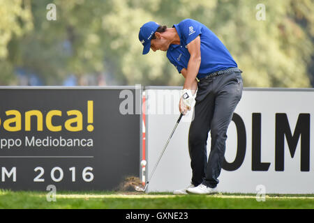 Monza, Italie. 17 Septembre, 2016. L'italien Renato PARATORE joueur de golf au Golf 73 Italian Open 2016. Credit : Federico Rostagno/Alamy Live News Banque D'Images