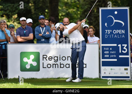 Monza, Italie. 17 Septembre, 2016. Joueur de golf suédois Rikard KARLBERG au Golf 73 Italian Open 2016. Credit : Federico Rostagno/Alamy Live News Banque D'Images