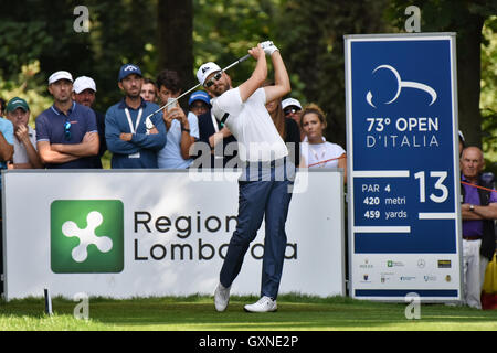 Monza, Italie. 17 Septembre, 2016. Joueur de golf suédois Rikard KARLBERG au Golf 73 Italian Open 2016. Credit : Federico Rostagno/Alamy Live News Banque D'Images