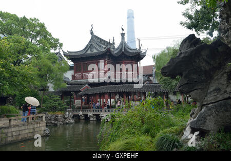 Le Jardin Yu à Shanghai, Chine. 11-Sep-2016 Banque D'Images
