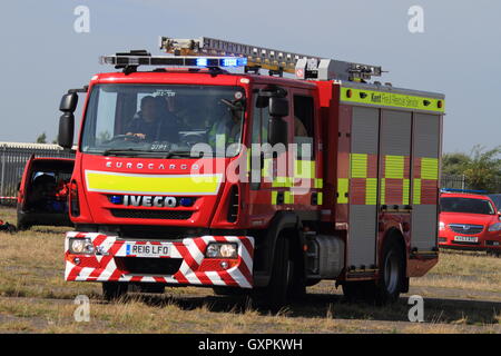 John Dennis Coachbuilders (JDC) 1966 fire appliance de Kent Fire and Rescue Service. L'un des plus petits a récemment acheté 29 dispositifs de lutte contre l'incendie, le véhicule utilise 12 tonnes Système de mousse d'air comprimé (CEFA) matériel de lutte contre les incendies. Banque D'Images