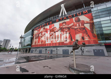 Visite de l'Emirates stadium Banque D'Images