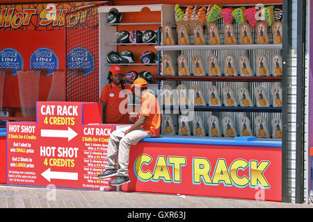 Jeu Arcade Coney Island Brooklyn New York City Banque D'Images