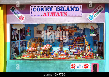 Jeu Arcade Coney Island Brooklyn New York City Banque D'Images