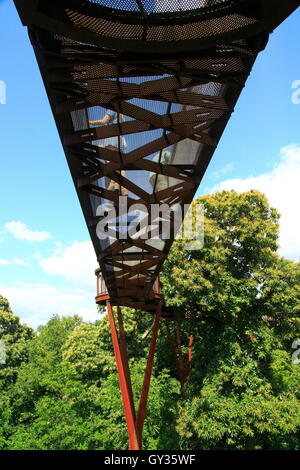 Xstrata Treetop Walkway, Royal Botanic Gardens, Kew, Londres, Angleterre, Royaume-Uni Banque D'Images