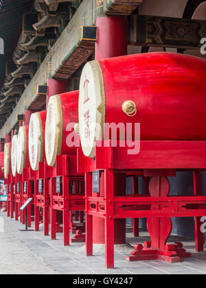 Vue de la batterie dans le clocher de Xi'an, province du Shaanxi, en Chine. Banque D'Images